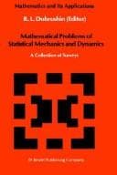 Tapa de Mathematical problems of statistical mechanics and dynamics