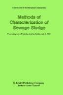 Tapa de Methods of characterization of sewage sludge