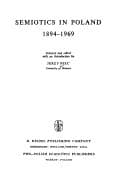 Tapa de Semiotics in Poland, 1894-1969