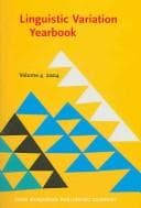 Tapa de Linguistic Variation Yearbook 2004