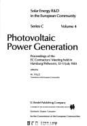 Tapa de Photovoltaic Power Generation, Volume 4; Proceedings of the EC Contractors' Meeting, Hamburg/Pellworm, July 1983 (Solar Energy R&D in the Ec Series C:)