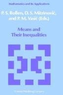 Tapa de Means and their inequalities