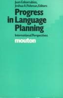 Tapa de Progress in language planning