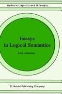 Tapa de Essays in logical semantics