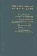 Tapa de Environmental Policy/La Politique de l'Environnement:From Regulation to Economic Instruments/De la Reglementation aux Instruments Economiques (Recueil Des Cours)
