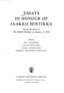 Tapa de Essays in honour of Jaakko Hintikka