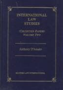 Tapa de International law studies