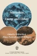 Tapa de Interactions of energy and climate