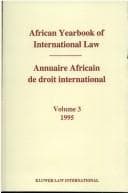 Tapa de African yearbook of international law =