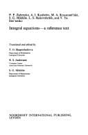 Tapa de Integral equations