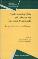 Tapa de Understanding state aid policy in the European community
