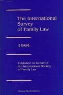 Tapa de International Survey of Family Law:Published on Behalf of the International Society of Family Law (International Survey of Family Law)