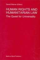 Tapa de Human Rights and Humanitarian Law:The Quest for Universality (Nijhoff Law Specials, No 29)