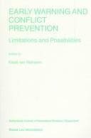 Tapa de Early warning and conflict prevention