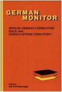 Tapa de Jews In German Literature Since 1945