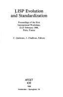 Tapa de LISP evolution and standartization