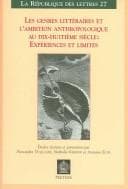 Tapa de L'ambition anthropologique de la fiction au dix-huitième siècle