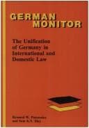 Tapa de The unification of Germany in international and domestic law