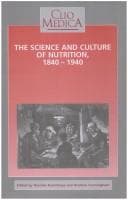 Tapa de The science and culture of nutrition, 1840-1940