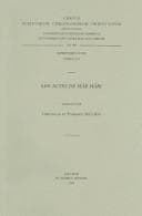 Tapa de Les Actes de Mār Māri