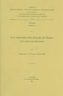 Tapa de Catalogue des fragments coptes de la bibliothèque nationale et universitaire de Strasbourg.  I. Fragments bibliques