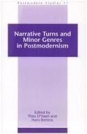 Tapa de Narrative Turns and Minor Genres in Postmodernism
