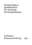 Tapa de Sprachbarrieren