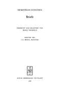 Tapa de Briefe (Bibliothek der griechischen Literatur)