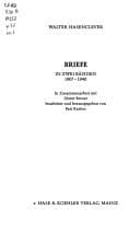 Tapa de Briefe