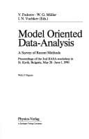 Tapa de Model oriented data-analysis