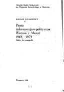 Tapa de Prasa informacyjno-polityczna Warmii i Mazur 1945-1975
