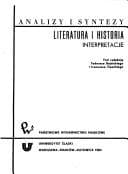 Tapa de Literatura i historia