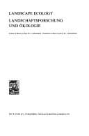 Tapa de Landscape ecology =