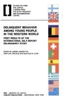 Tapa de Delinquent behavior among young people in the western world
