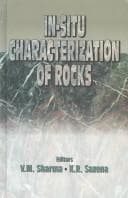 Tapa de In-situ characterization of rocks