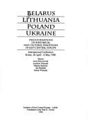 Tapa de Belarus, Lithuania, Poland, Ukraine