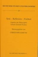 Tapa de Sein--Reflexion--Freiheit