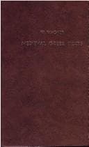 Tapa de Medieval Greek Texts