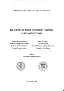 Tapa de Relaciones de poder y comercio colonial