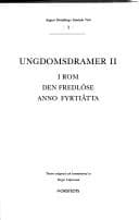 Tapa de Ungdomsdramer (August Strindbergs samlade verk)
