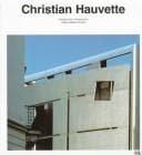 Tapa de Christian Hauvette (Current Architecture Catalogues)
