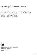 Tapa de Morfología histórica del español