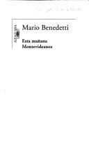 Tapa de Esta Manana Montevideanos (Literatura Alfaguara)