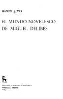 Tapa de Mundo Novelesco de Miguel Delibes, El