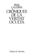 Tapa de Cròniques de la veritat oculta