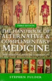 Tapa de HANDBOOK OF ALTERNATIVE AND COMPLEMENTARY MEDICINE