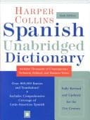 Tapa de Collins Spanish dictionary
