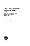Tapa de New universities and regional context