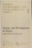 Tapa de Energy and development in Kenya