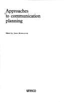 Tapa de Approaches to communication planning